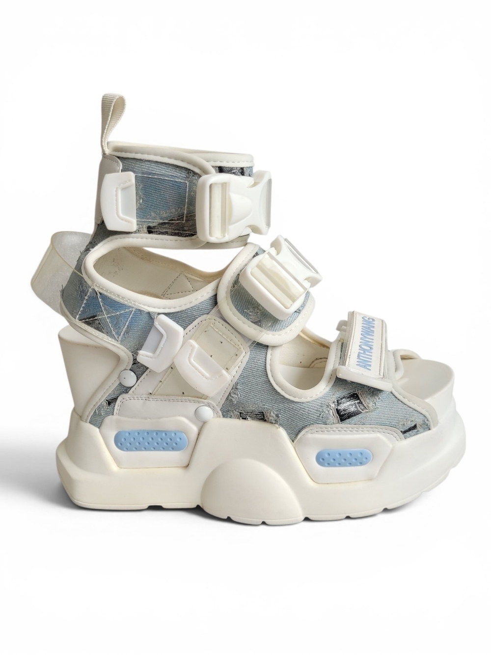 Anthony Wang Mulberry 03 Cyberpunk Chunky Platform Sandals  6 - 6.5